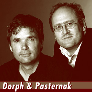 Das Schriftstellerduo Christian Dorph und Simon Pasternak